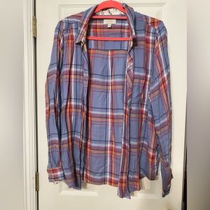 Lucky Brand plaid button up shirt